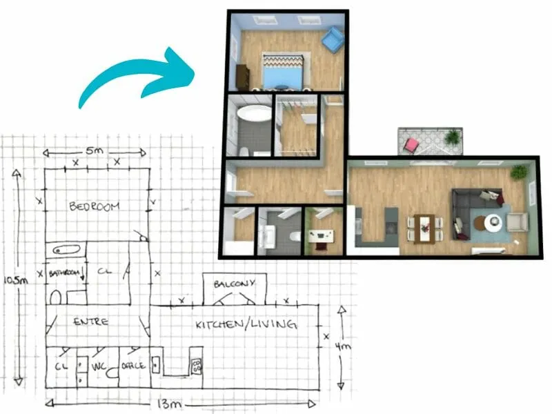 Hand-drawn_floor_plan_transforms_into_detailed_3D_house_model.png