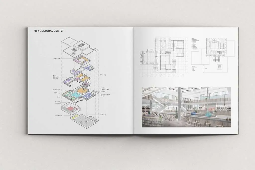 Architectural_drawings_and_isometric_view_of_cultural_center_design_spread.png