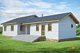 Проект каркасного дома с баней 153м2