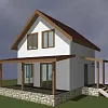 Проект каркасного дома Селена 72 м2 Проект каркасного дома Селена 72 м2