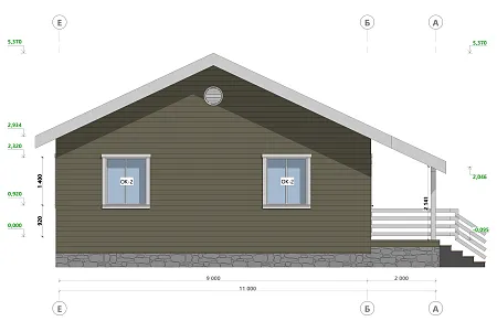 Проект каркасного дома 150 м2