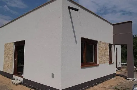 Проект дома "Хайтек" 99м2 из газобетона