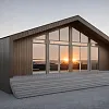 Проект каркасного Барнхаус 68 м2 Проект каркасного Барнхаус 68 м2