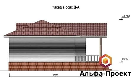 Проект дома из СИП "Финский" 127м2