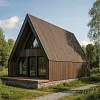 Проект каркасного дома "А-фрейм 6х10", 79м2 Проект каркасного дома "А-фрейм 6х10", 79м2
