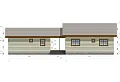 Проект каркасного дома с баней 153м2 Проект каркасного дома с баней 153м2