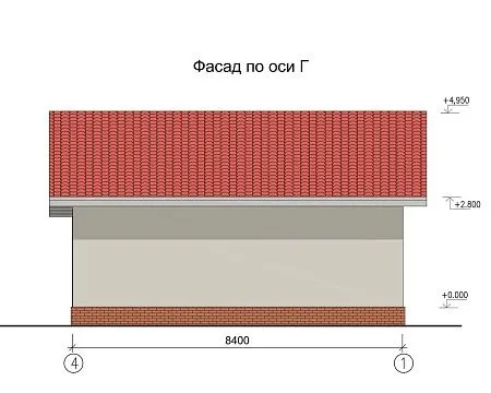 Проект дома из СИП 42м2