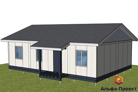 Проект дома из СИП 103м2