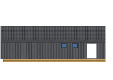 Проект каркасного дома-бани 79,8 м2