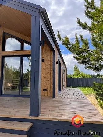 Проект каркасного дома "Барнхаус 138"