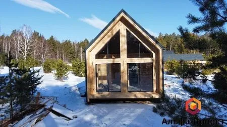 Проект каркасного дома "Барнхаус 50"