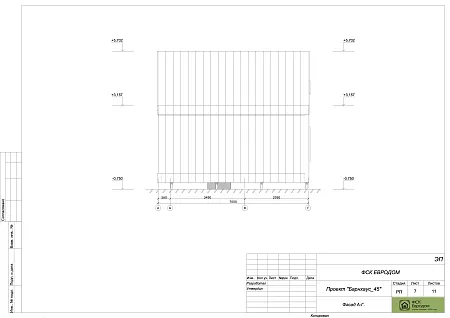 Проект каркасного дома "Барнхаус 50"
