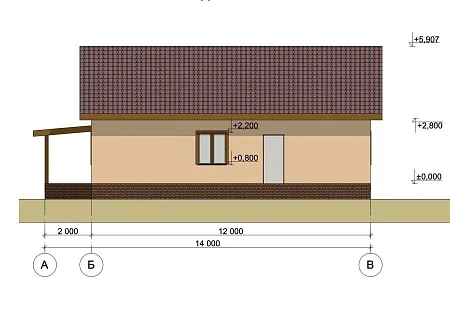 Проект дома из СИП 108м2