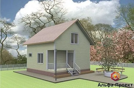 Проект дома из СИП 65м2