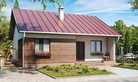Проект дома из СИП "Семейный" 74м2