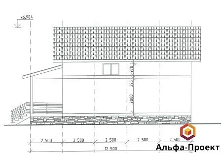 Проект дома из СИП 176м2