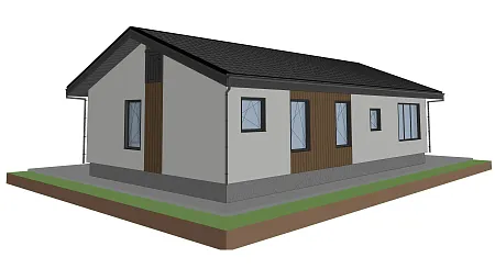 Проект каркасного дома "Микея" 175 м2