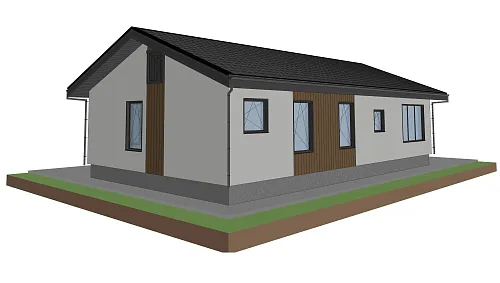 Проект каркасного дома "Микея" 175 м2 Проект каркасного дома "Микея" 175 м2