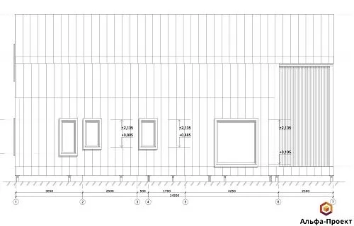 Проект каркасного Барнхаус 177 м2