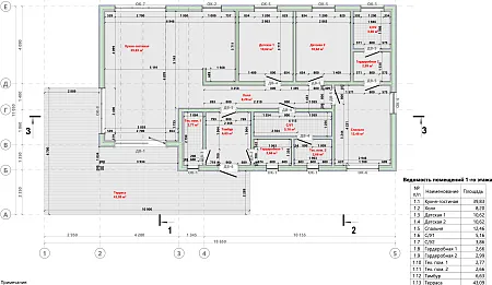Проект каркасного дома "Микея" 175 м2