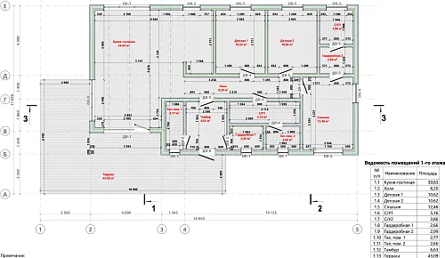 Проект каркасного дома "Микея" 175 м2 Проект каркасного дома "Микея" 175 м2