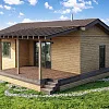 Проект каркасного дома-бани 81 м2 Проект каркасного дома-бани 81 м2