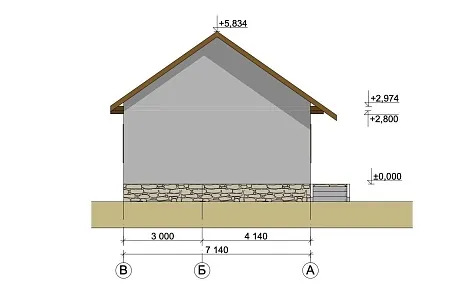 Проект дома из СИП "Соната" 79м2