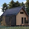 Проект каркасного &amp;quot;Барнхаус&amp;quot;, 6х10 м, 83 м2 с лофтом и вторым светом