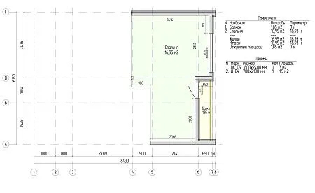 Проект каркасного Барнхаус 58 м2