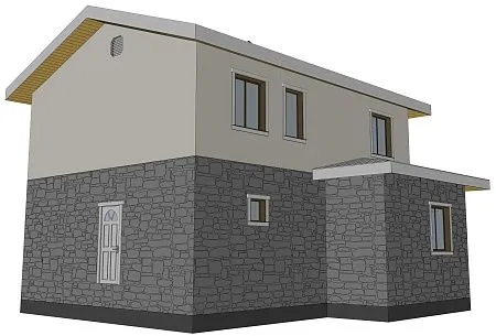 Проект каркасного дома 210 м2