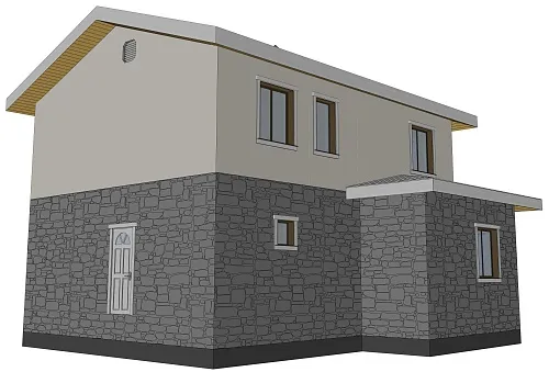 Проект каркасного дома 210 м2