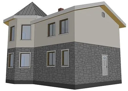Проект каркасного дома 210 м2