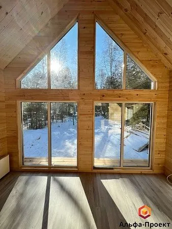 Проект каркасного дома "Барнхаус 50"