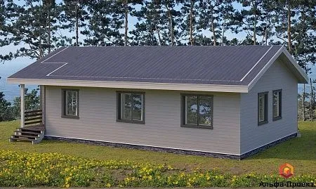 Проект каркасного дома 135 м2