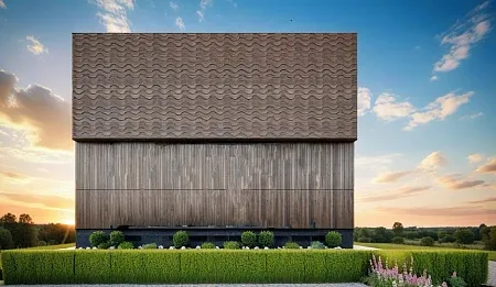 Готовый проект каркасного дома "Барнхаус 55"