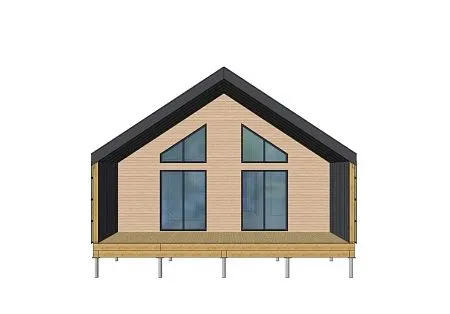 Проект каркасного Барнхаус 103 м2