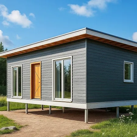 Проект дома из СИП 57м2