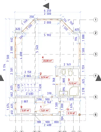 Проект дома из СИП «Мюнстер», 90м2