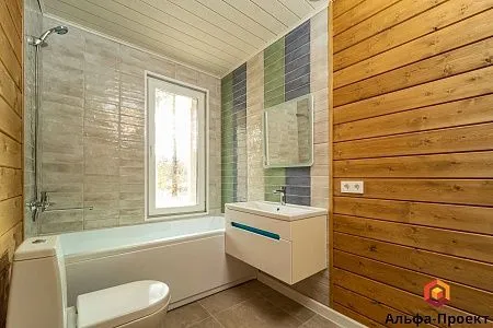 Проект каркасного дома "Барнхаус 90,5"