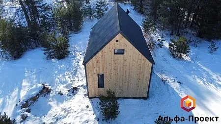 Проект каркасного дома "Барнхаус 50"