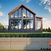 Готовый проект каркасного дома "Барнхаус 93,6" Готовый проект каркасного дома "Барнхаус 93,6"