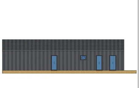 Проект каркасного дома "Барнхаус 109"