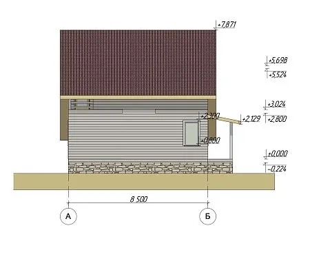 Проект дома из СИП 113м2