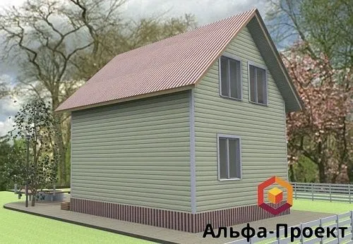 Проект дома из СИП 65м2