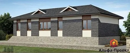 Проект дома из СИП "Финский" 127м2