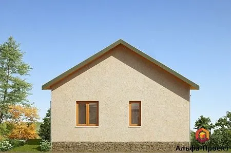 Проект дома из СИП 59м2