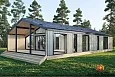 Проект каркасного Барнхаус 166 м2 Проект каркасного Барнхаус 166 м2