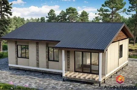 Проект дома из СИП 103м2