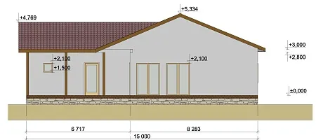 Проект дома из СИП 162м2