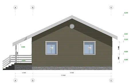 Проект каркасного дома 150 м2